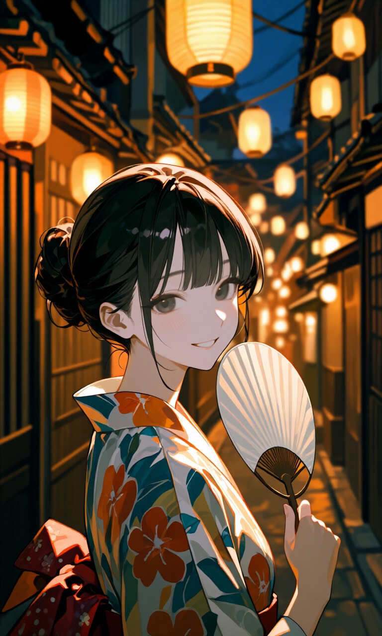 お祭り楽しかったね♪ | の人気AIイラスト・グラビア