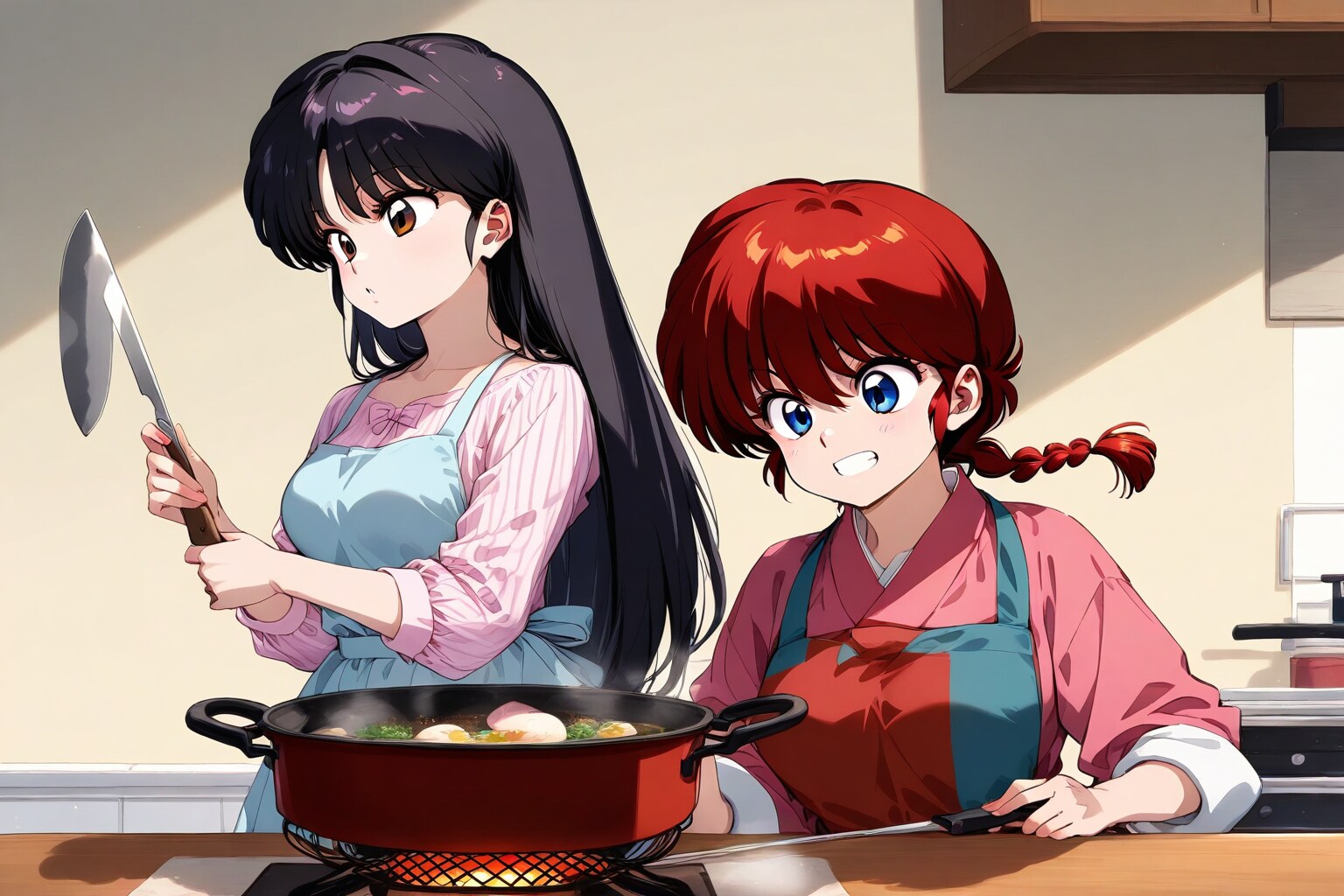 2人でクッキング！