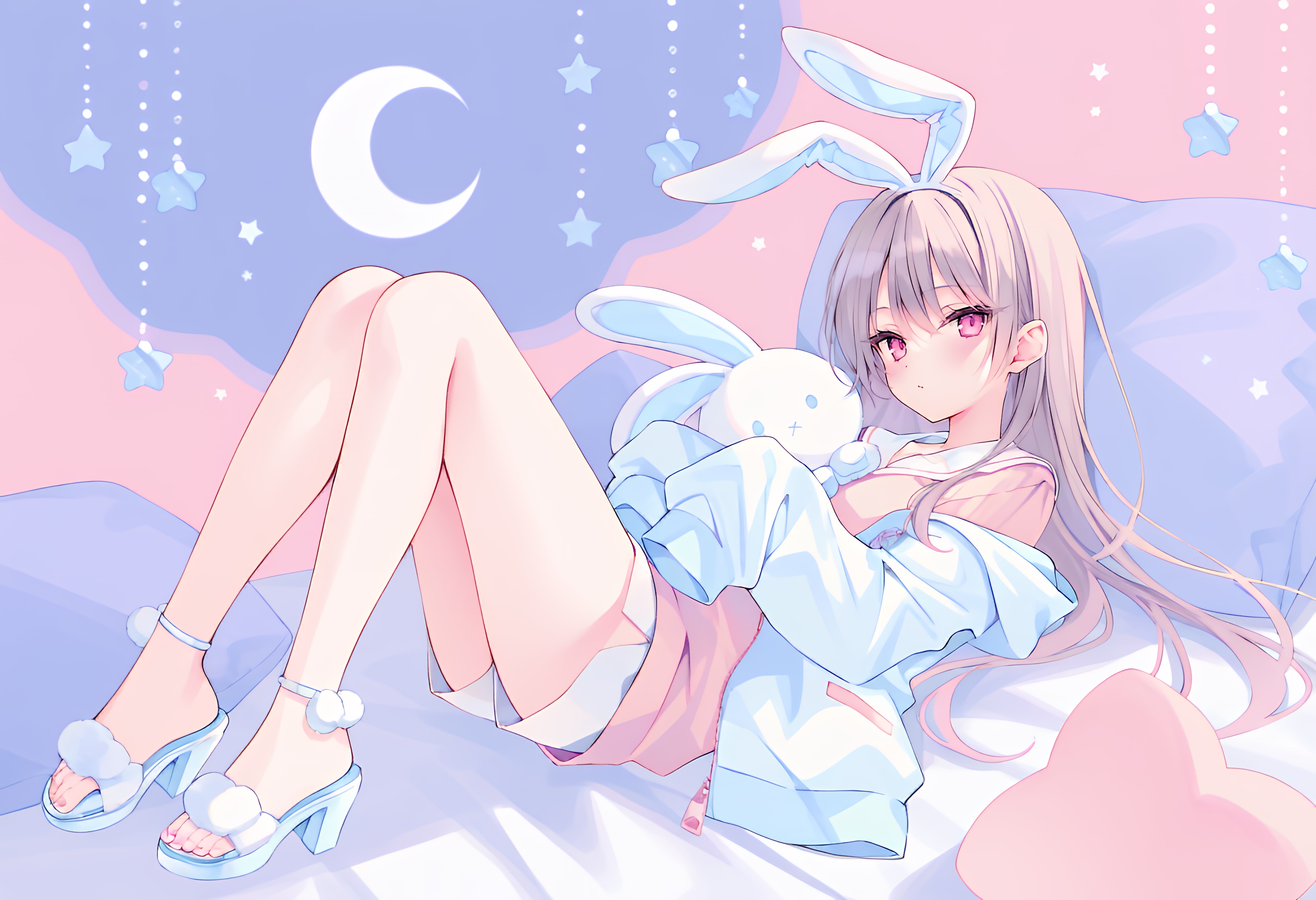 うさぎとうさぎさん | の人気AIイラスト・グラビア