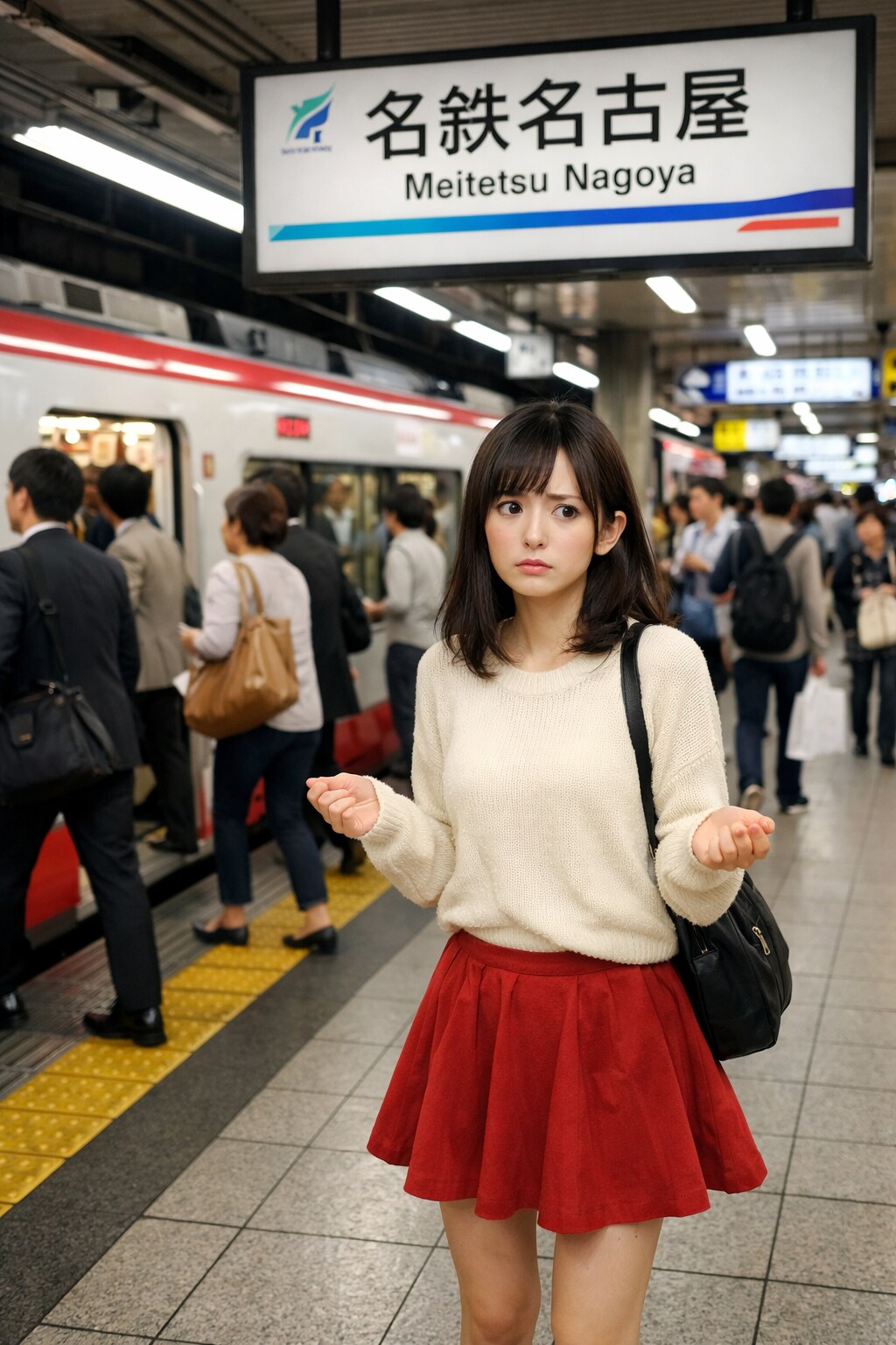 カオスな名鉄名古屋駅 | の人気AIイラスト・グラビア