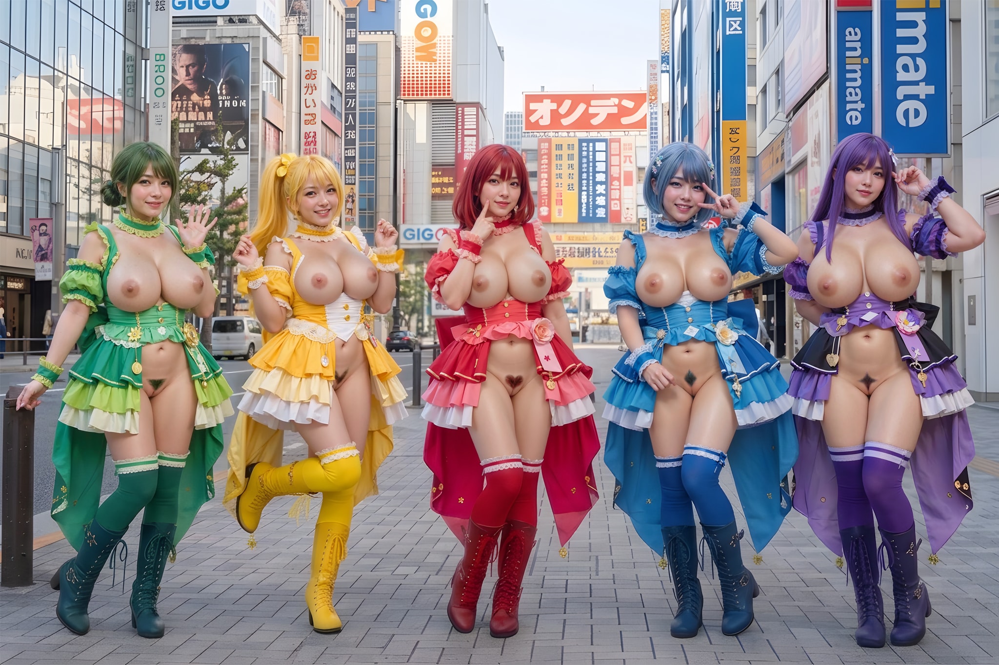 コスプレ『魔法熟女★ミルフィ・ファイブ』