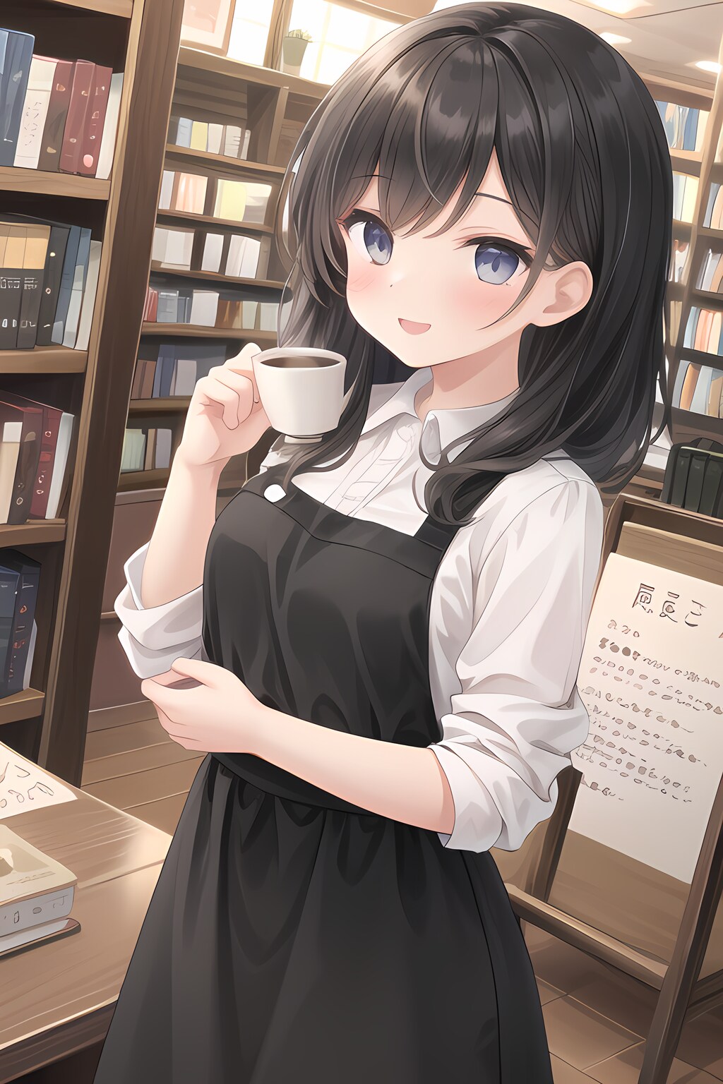 タ〇ーズの店員さん休憩中