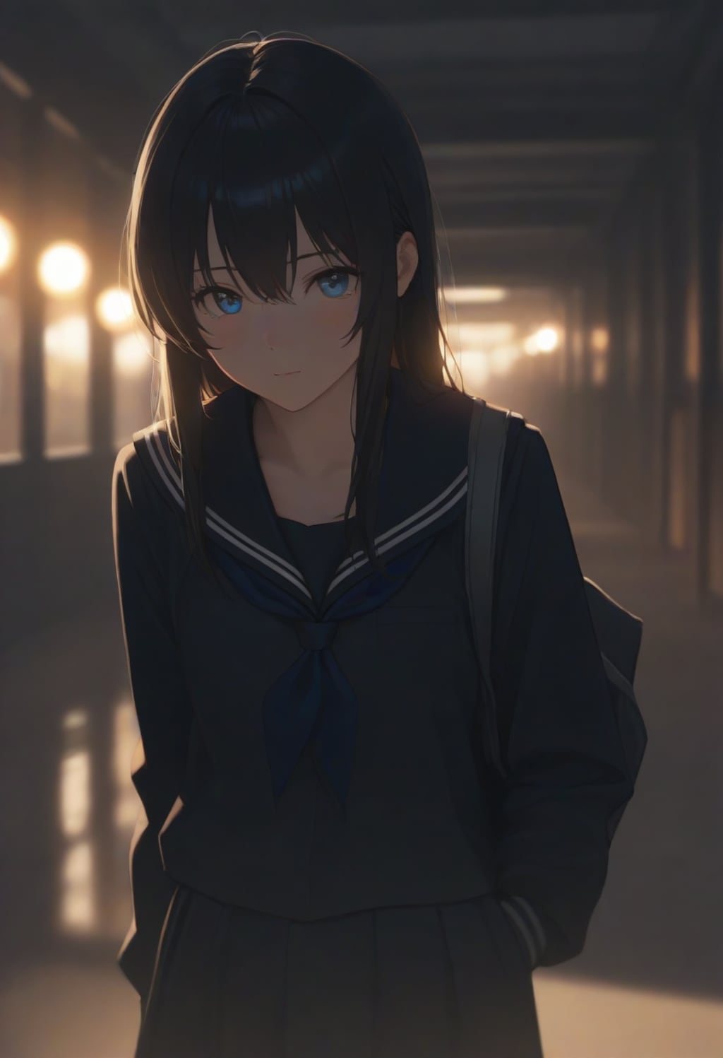 ポートレート(光と影)(cinematic lighting)(29)