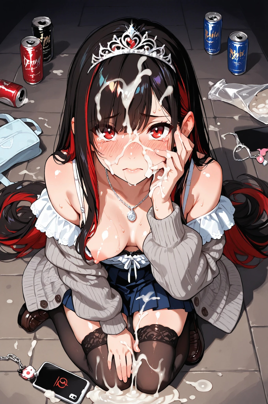 オタサーの姫_顔射