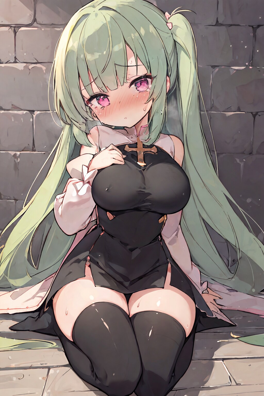 ダンジョンでピンチな美少女プリースト