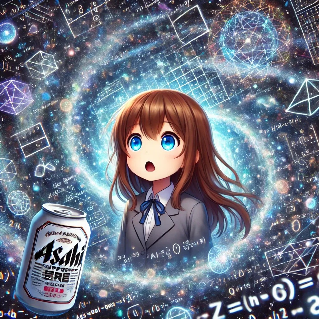 数学の世界に翻弄される小さな女の子