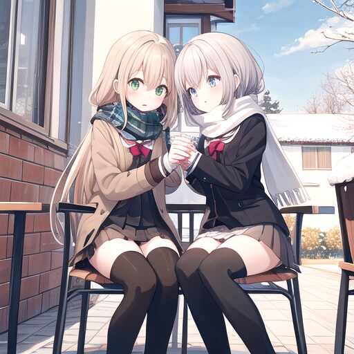 winter school uniform6 | の人気AIイラスト・グラビア