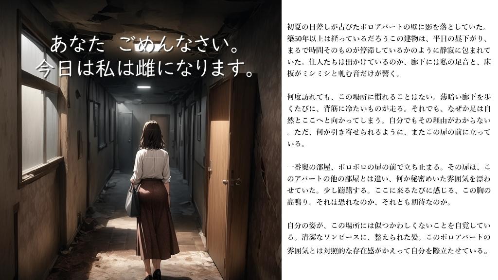 私、雌になります