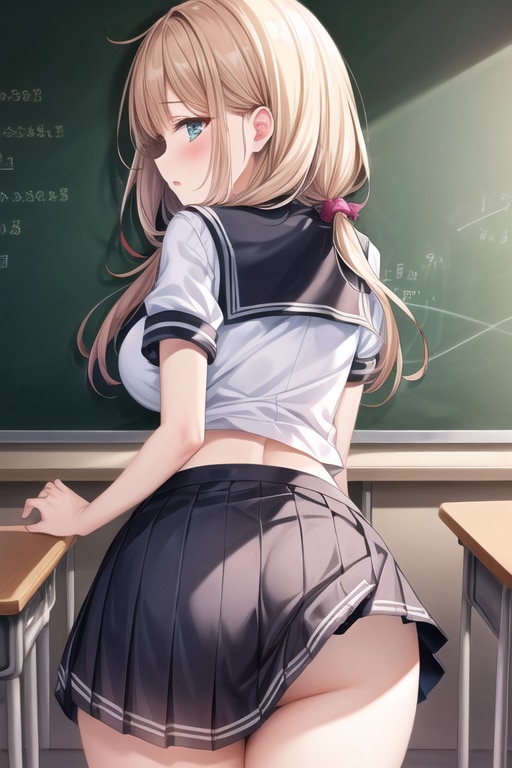お尻(教室)