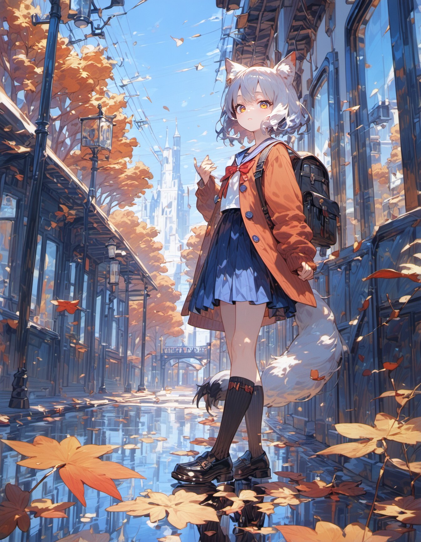 Fallen Leaves | の人気AIイラスト・グラビア