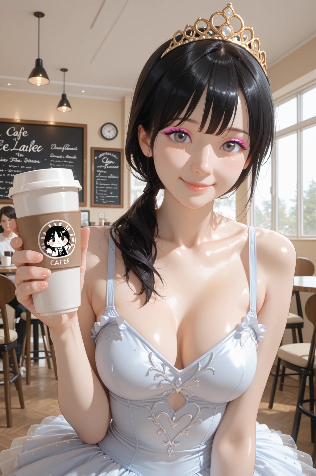 カフェでバレエ？