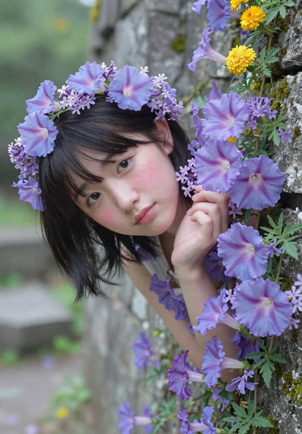 花に包まれっ娘