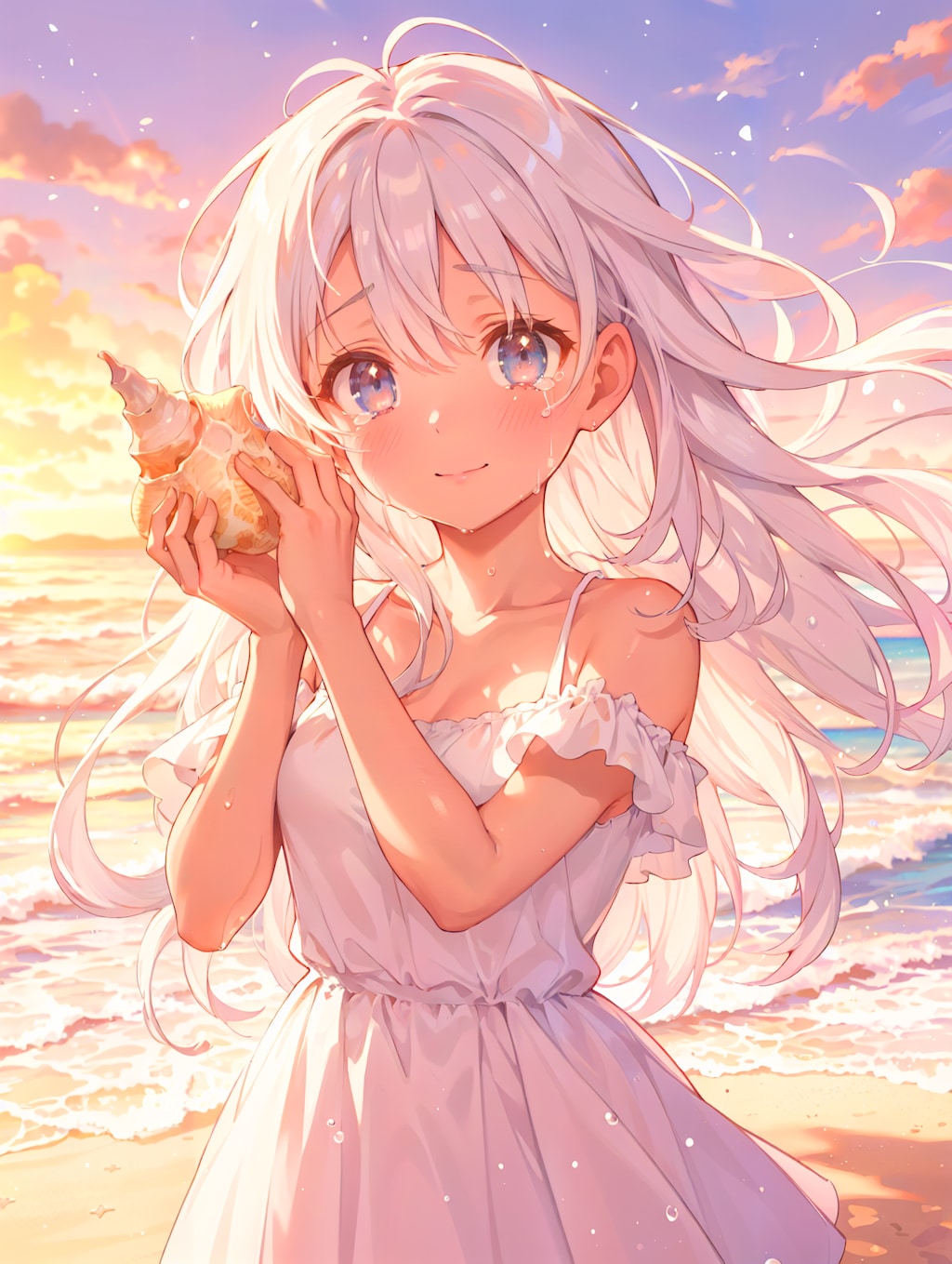 海の音のする貝殻