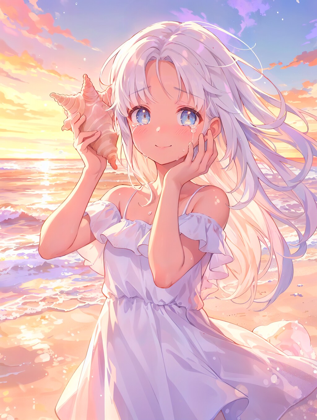 海の音のする貝殻