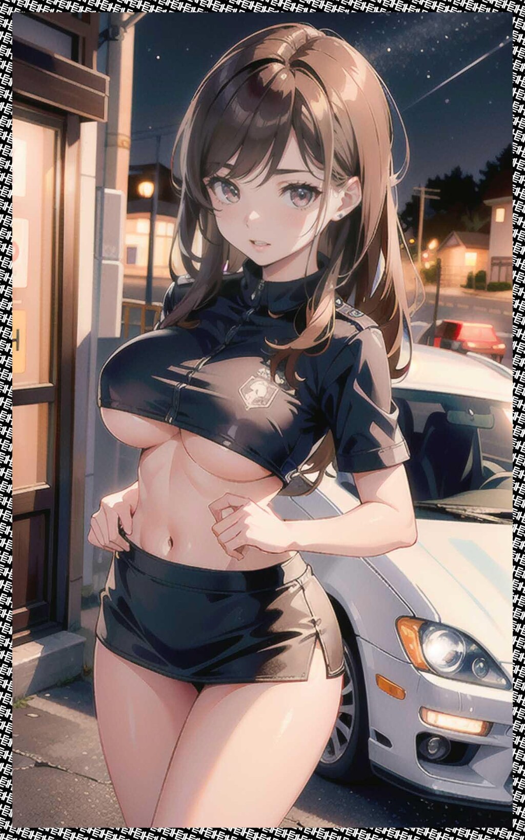巨乳ミニスカポリス　 Big breasts miniskirt police