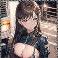 巨乳ミニスカポリス　 Big breasts miniskirt police 2枚目