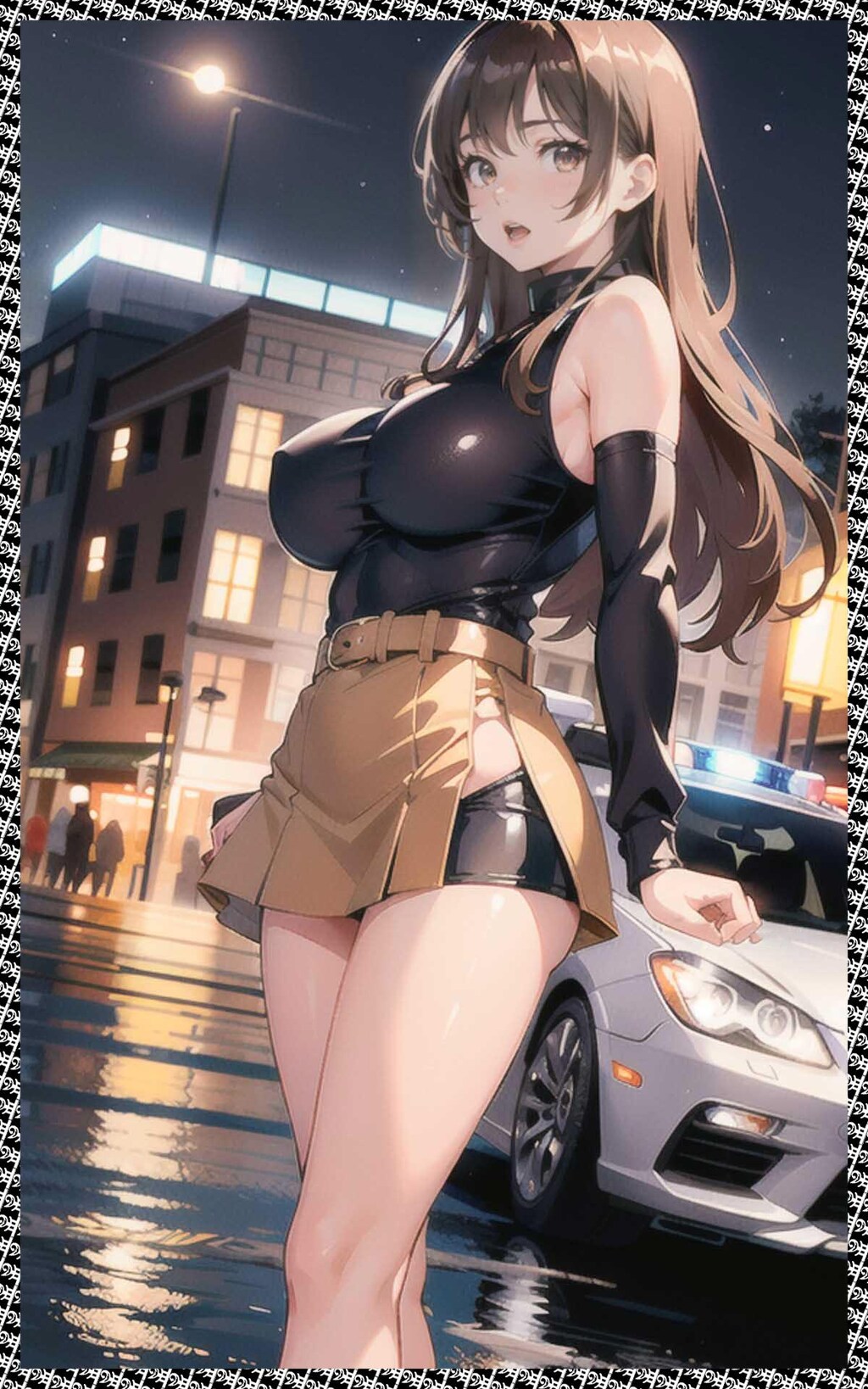 巨乳ミニスカポリス　 Big breasts miniskirt police