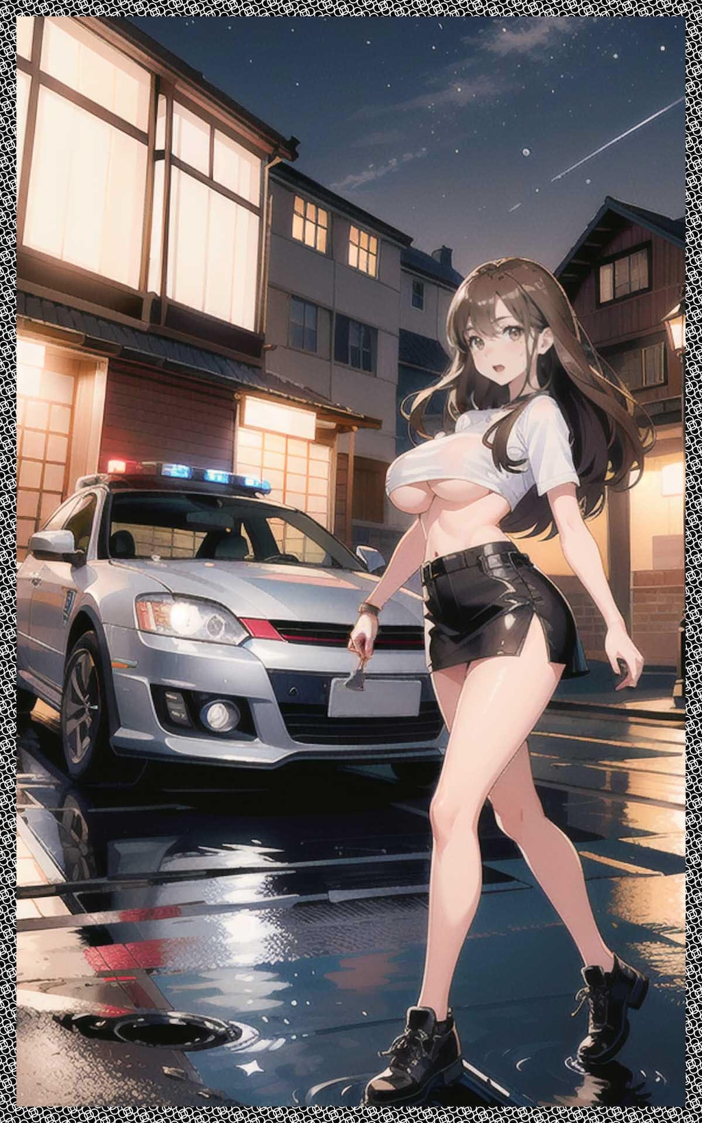 巨乳ミニスカポリス　 Big breasts miniskirt police