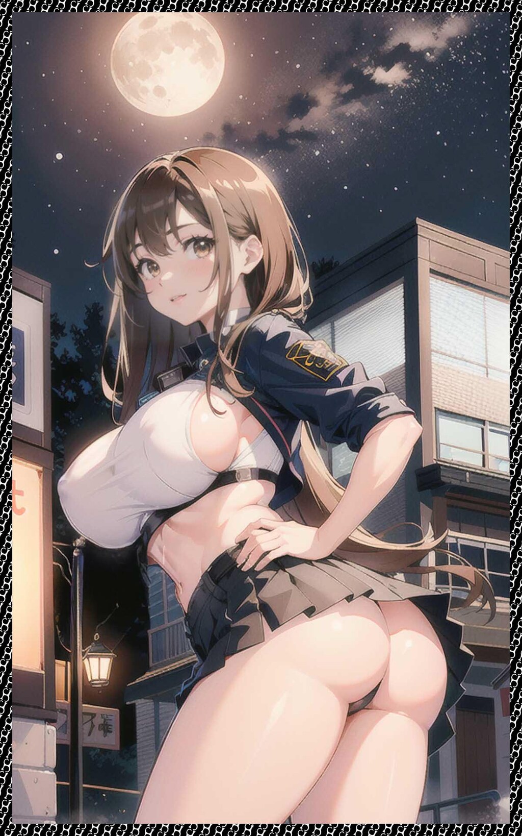 巨乳ミニスカポリス　 Big breasts miniskirt police