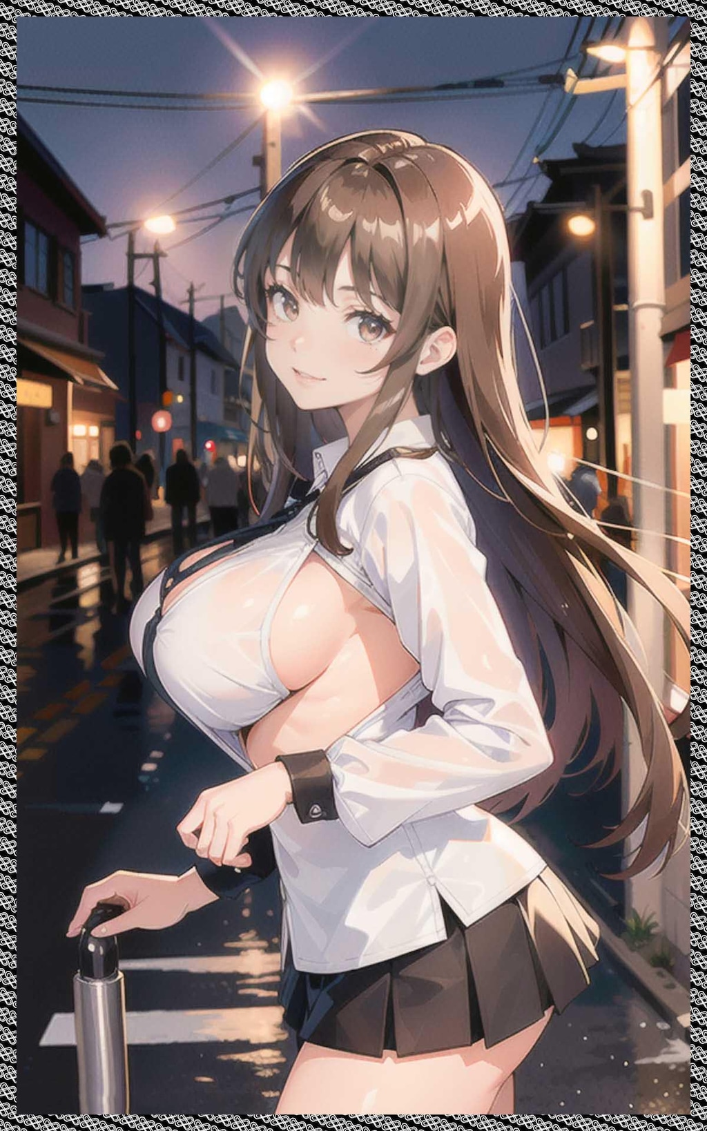巨乳ミニスカポリス　 Big breasts miniskirt police