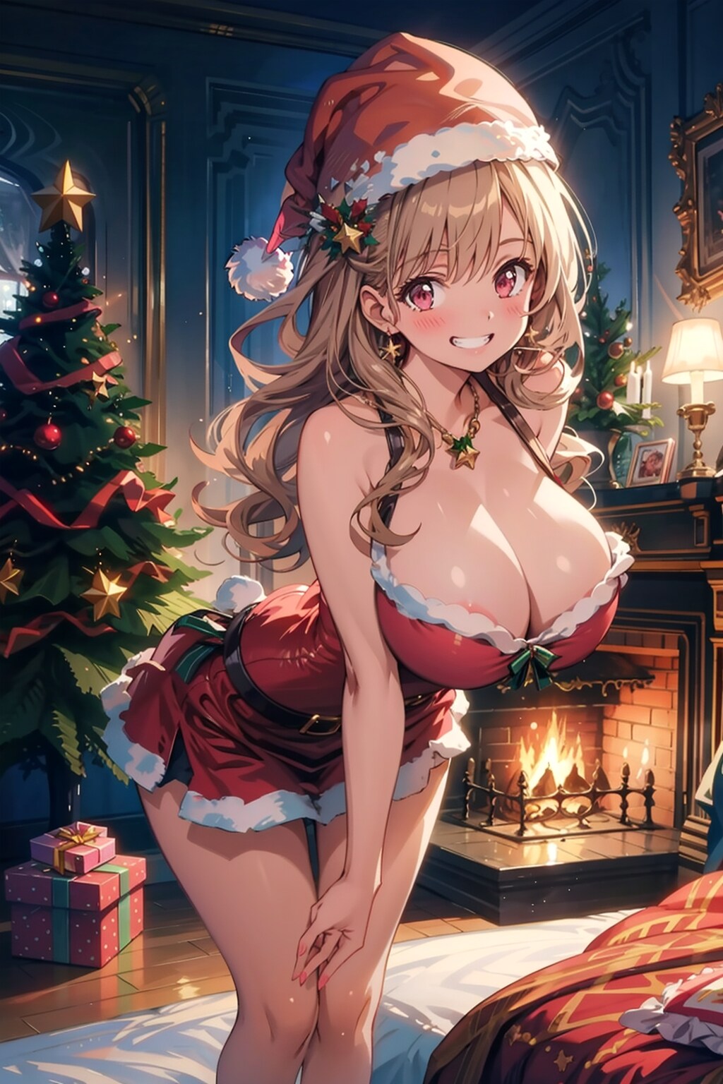 プレゼントよりもおっぱいの方が気になるのぉ～？