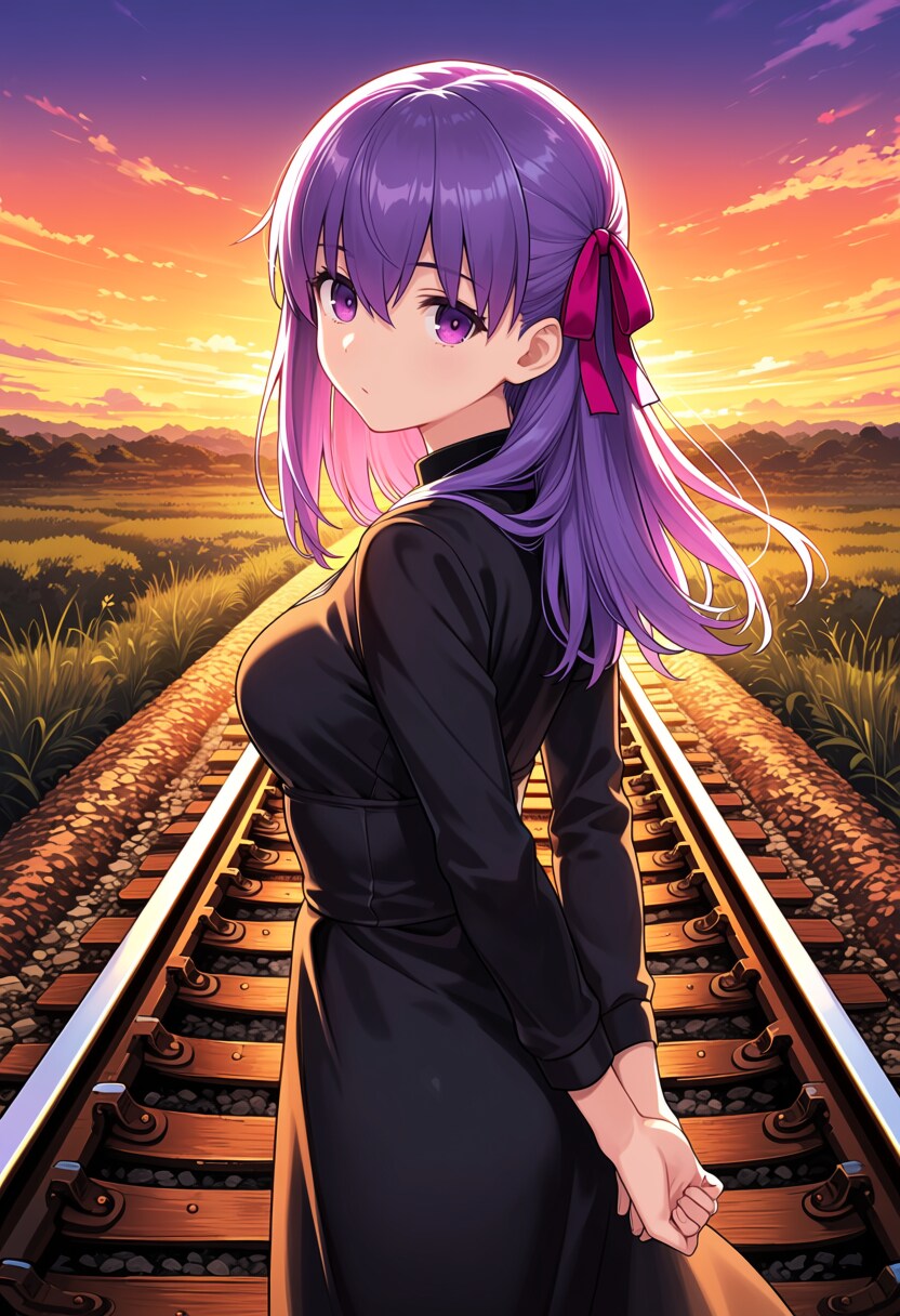 夕暮れの帰り道