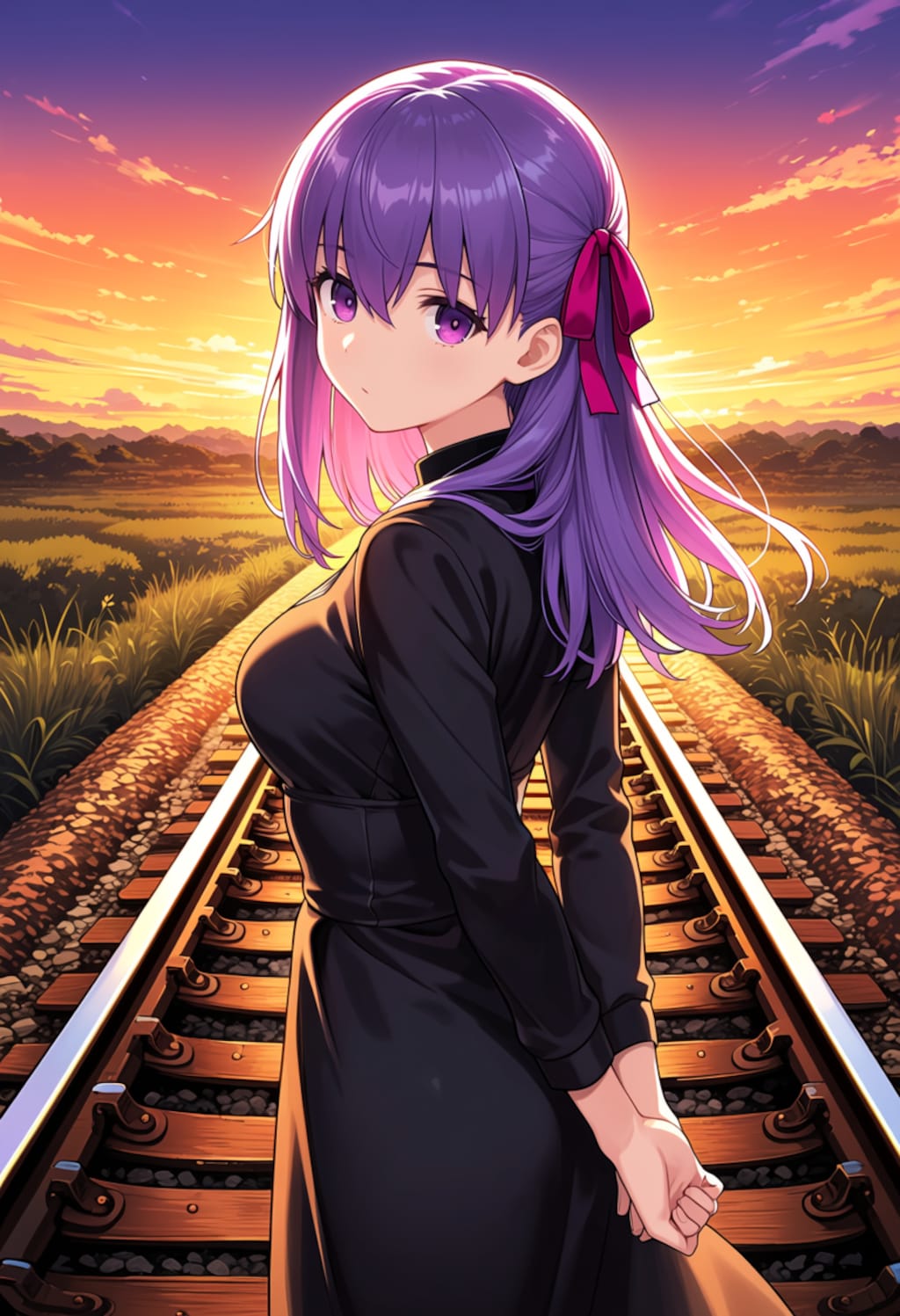 夕暮れの帰り道