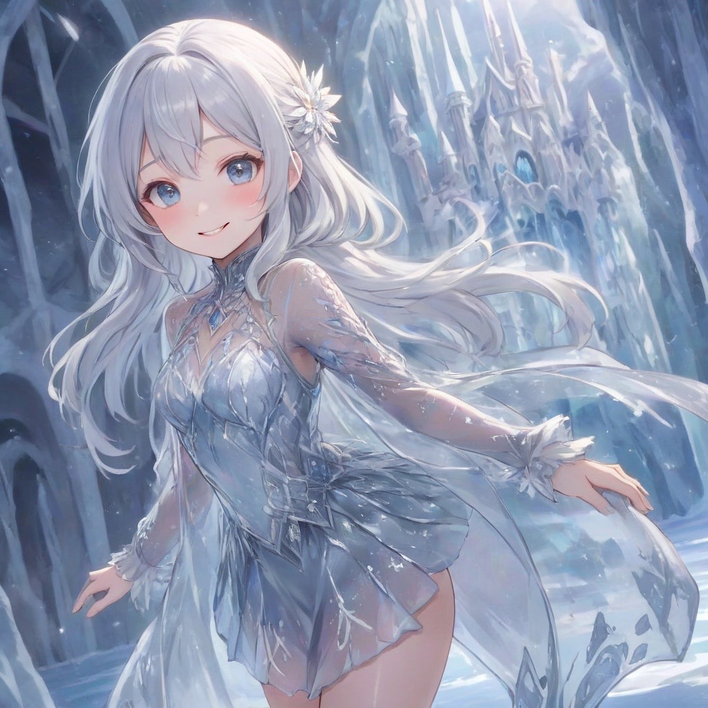 幻想北極王国の少女