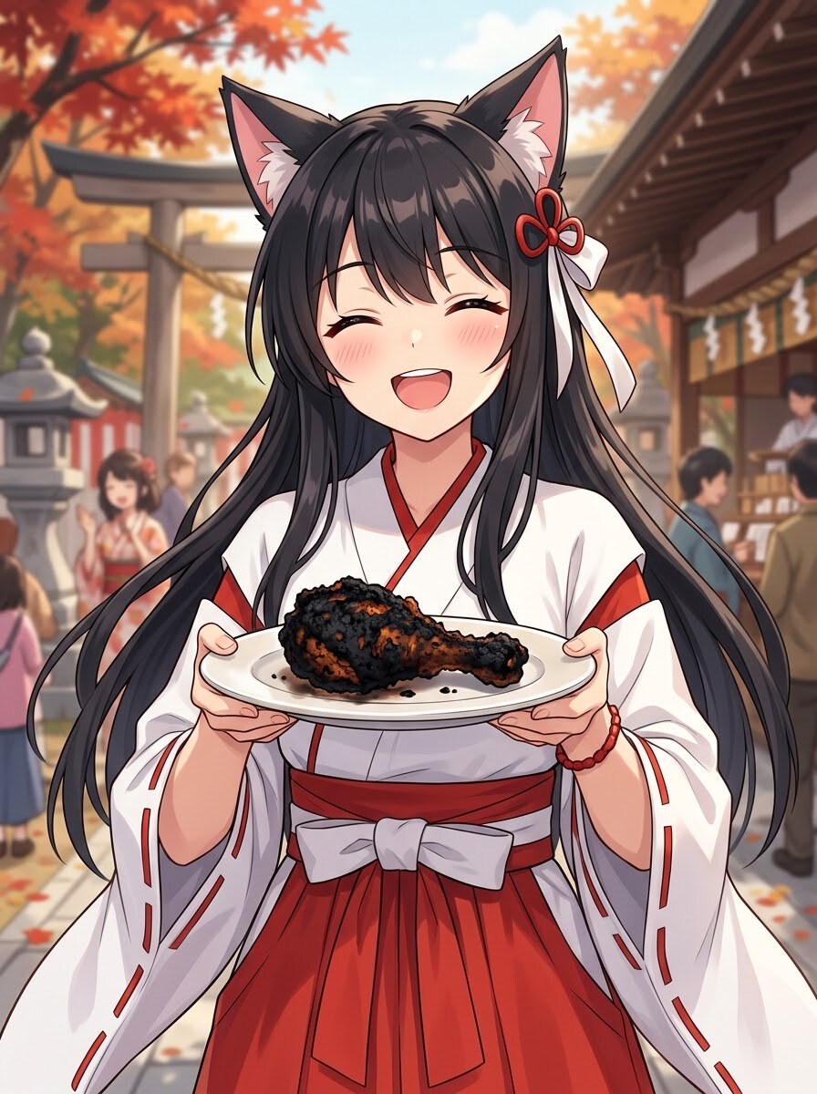 さくらちゃんの黒コゲフライドチキン | の人気AIイラスト・グラビア