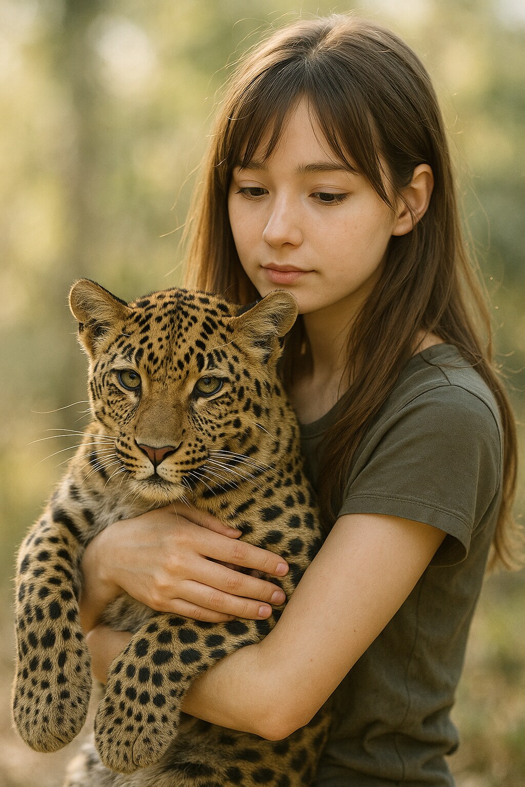 豹と少女_ChatGPT