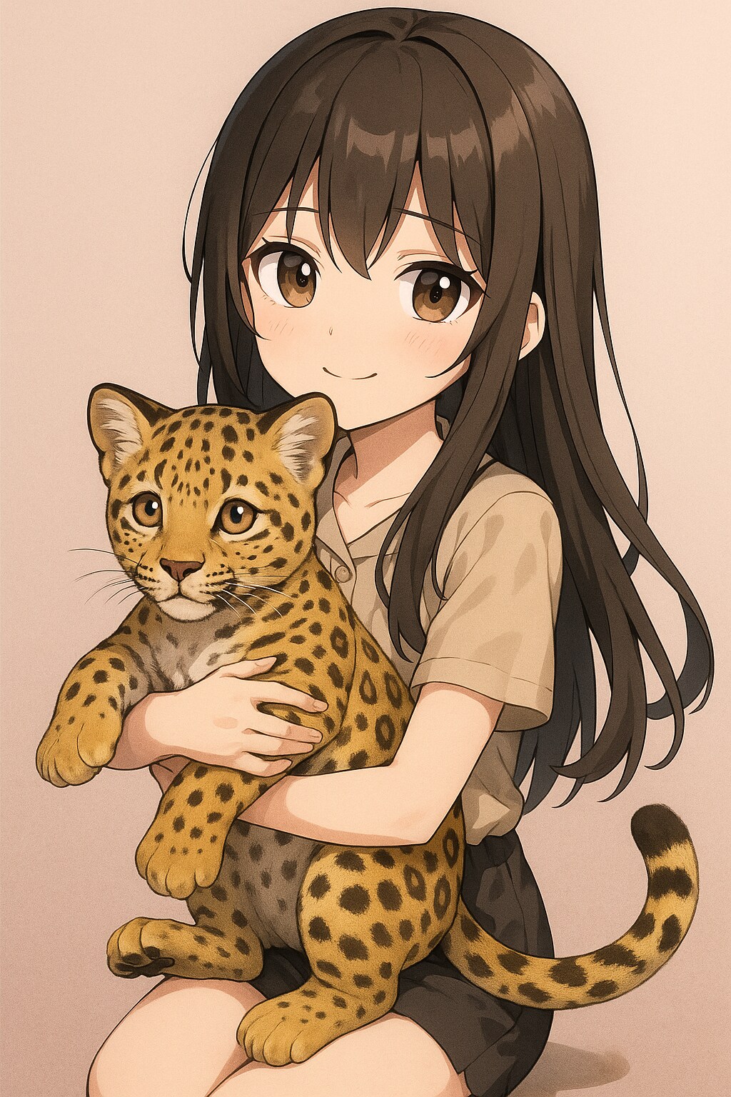 豹と少女_ChatGPT