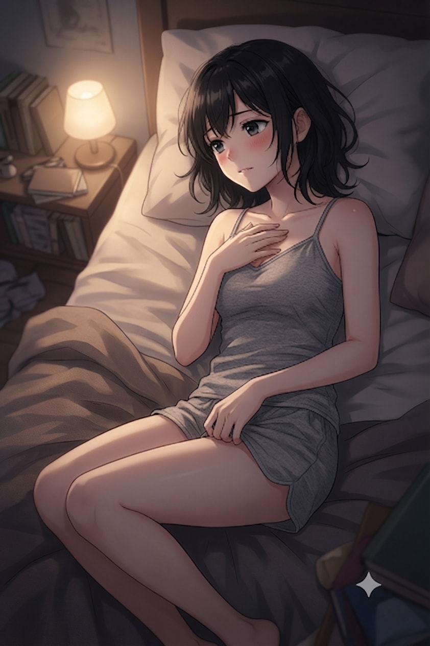 幼馴染に思いを寄せている夜