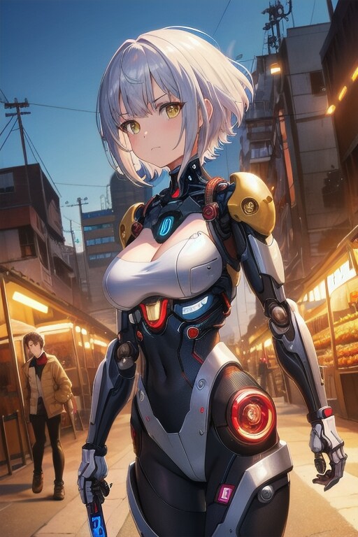 銀髪アンドロイドさん