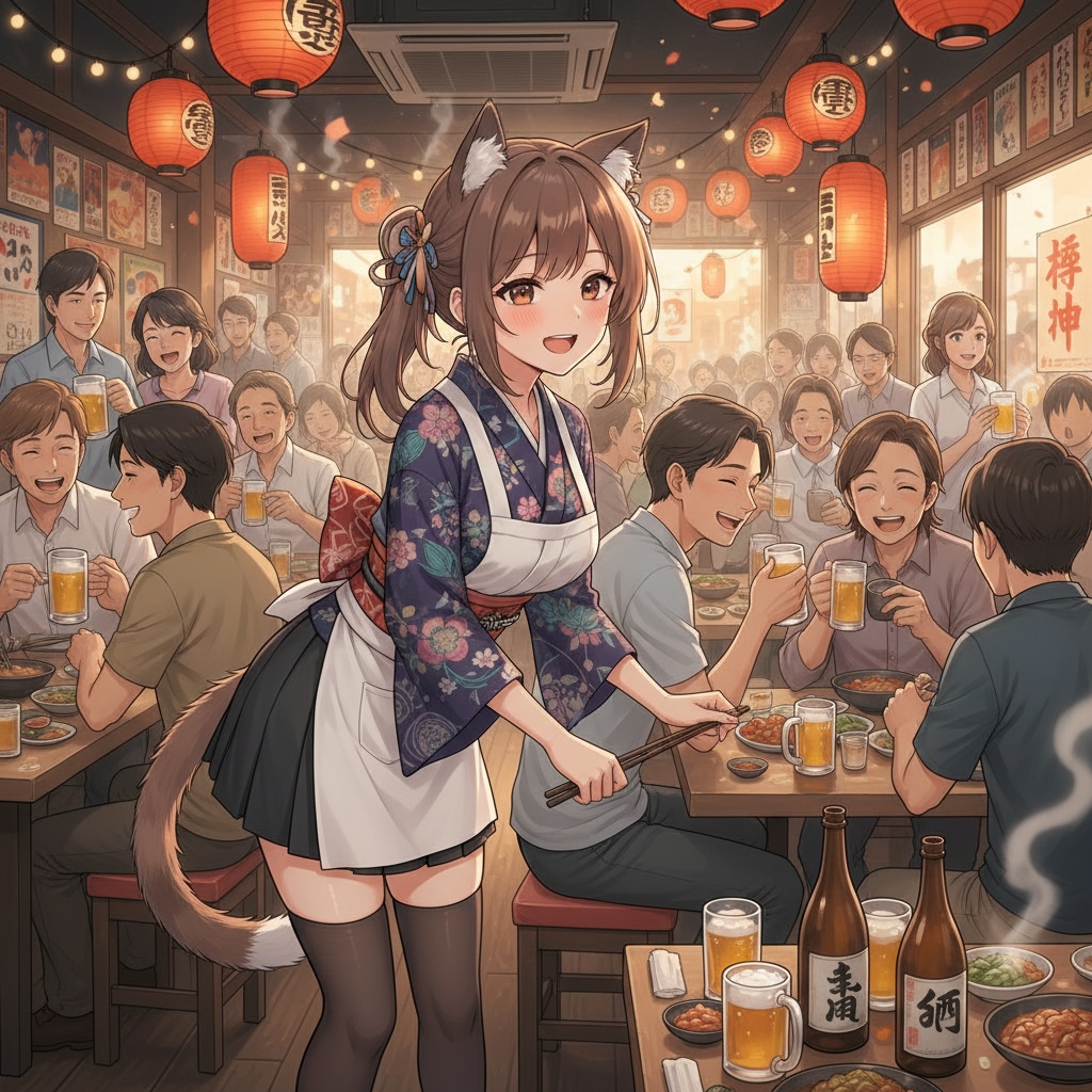 酒場は今日も大忙し