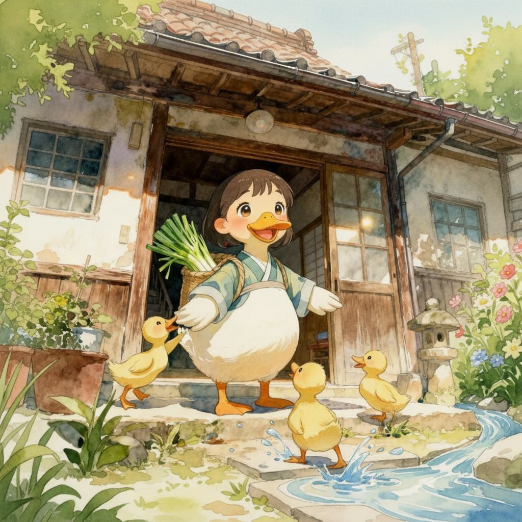 鴨鍋から助けていただき子供にも恵まれた鴨です！