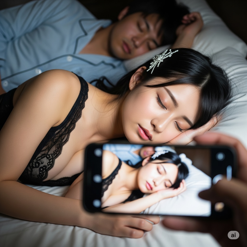 ついに息子共々眠らせて、息子の横で夜這いをかける①