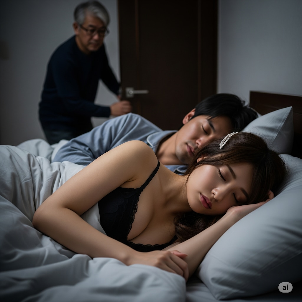 ついに息子共々眠らせて、息子の横で夜這いをかける①