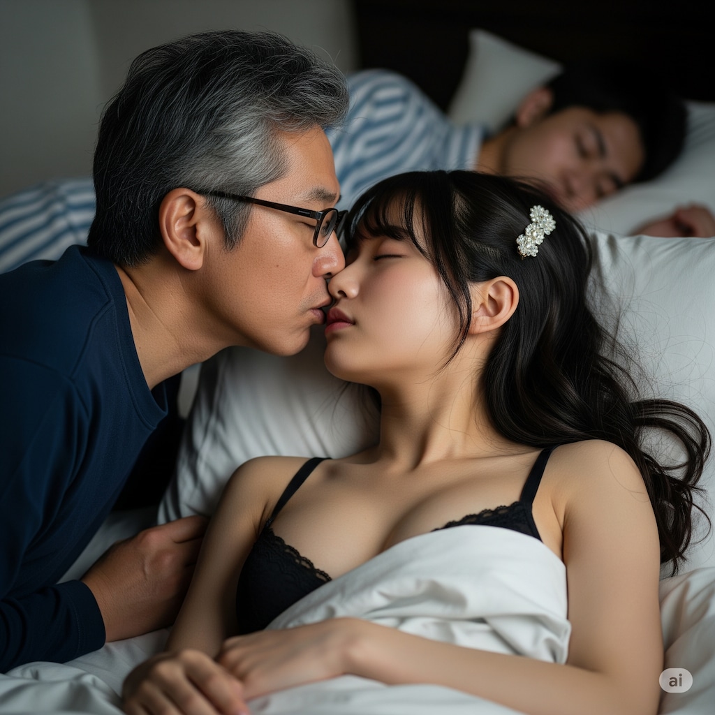 ついに息子共々眠らせて、息子の横で夜這いをかける①