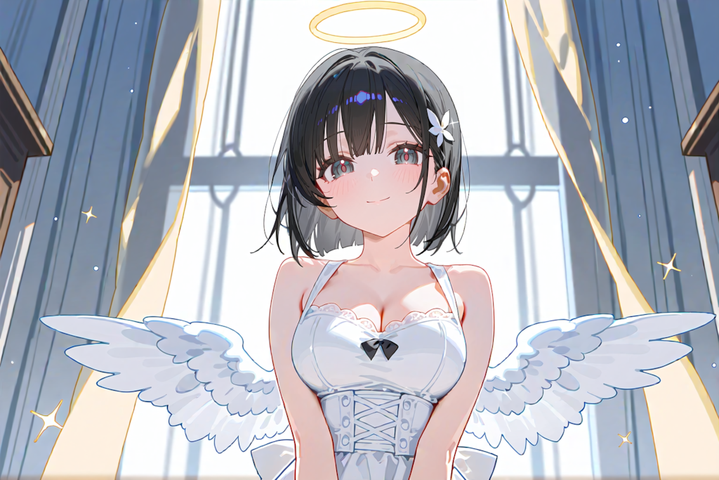 キミは立ってた。天使みたいに