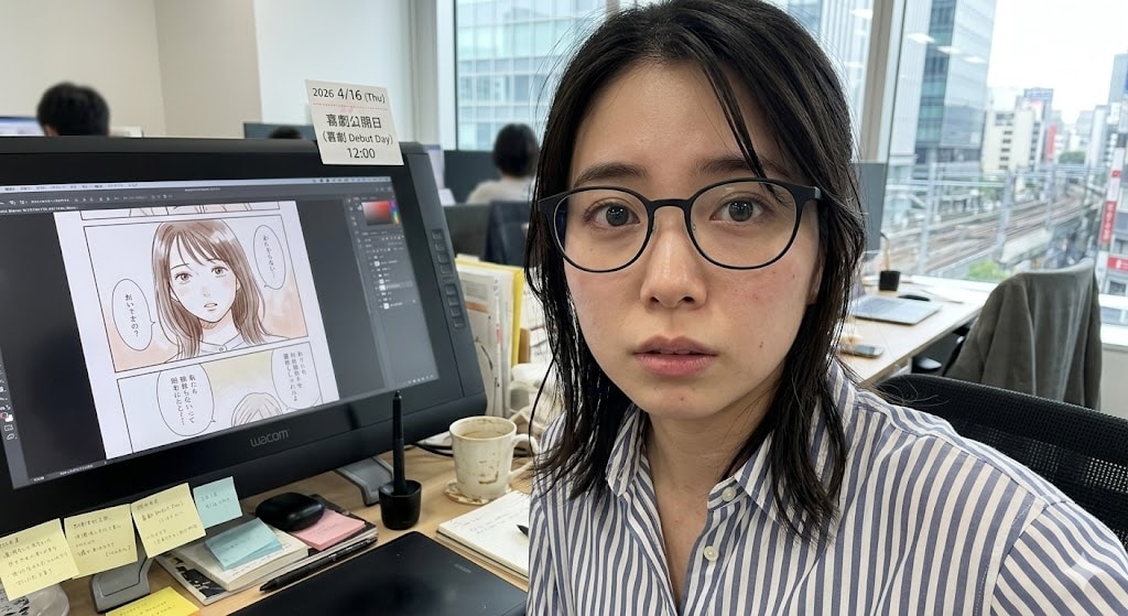 疲れたOLさん