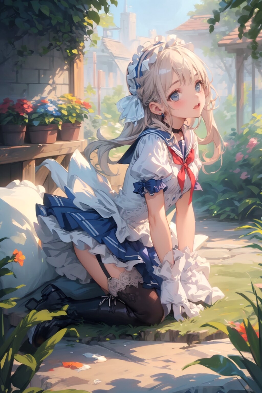 セーラー服ポートレート