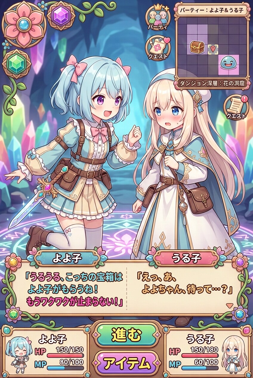 うるうるとダンジョンあそび！ | の人気AIイラスト・グラビア