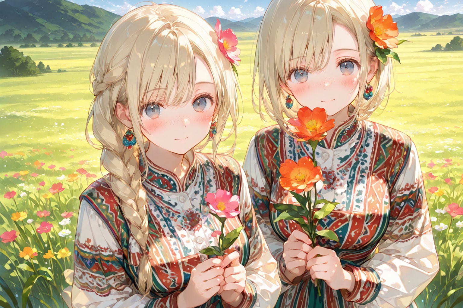 お花あげる | の人気AIイラスト・グラビア