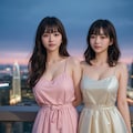横長ポートレート（二人）No.3 3枚目