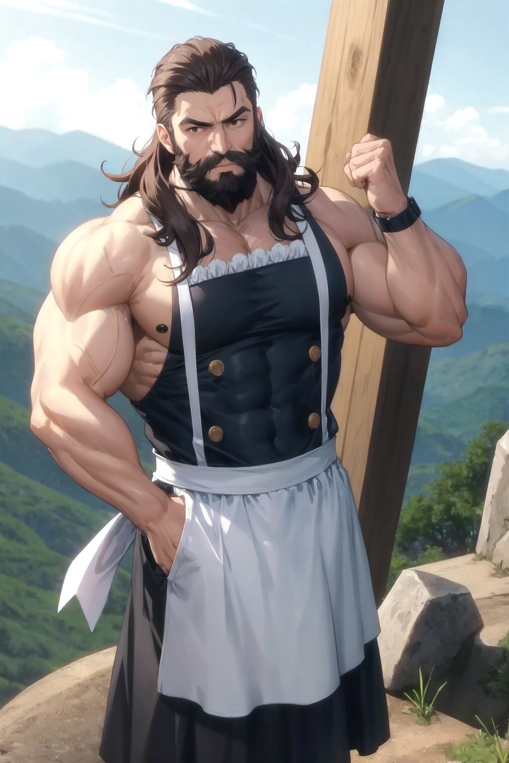 ムキムキメイドさん