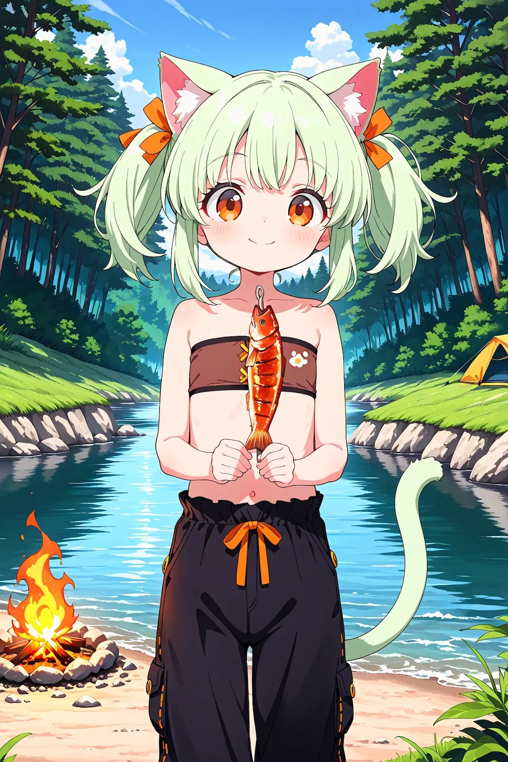 りおちゃんの猫耳スタイル <NG>