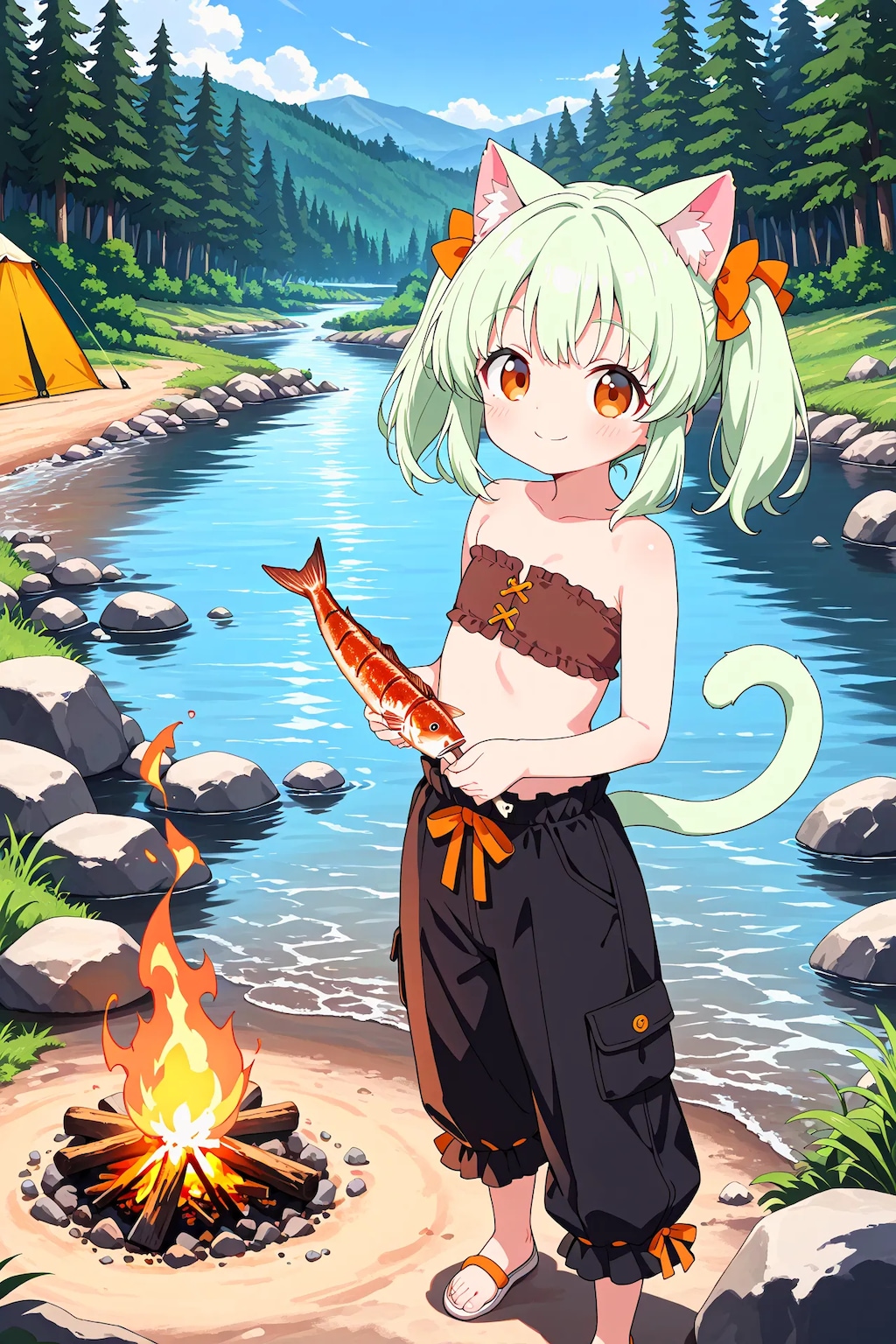 りおちゃんの猫耳スタイル <NG>