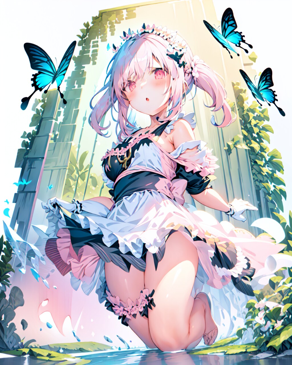 ピンクメイドさん