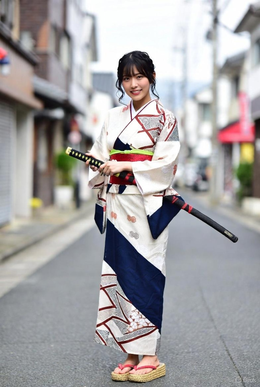 Grok時代劇 背景が…。