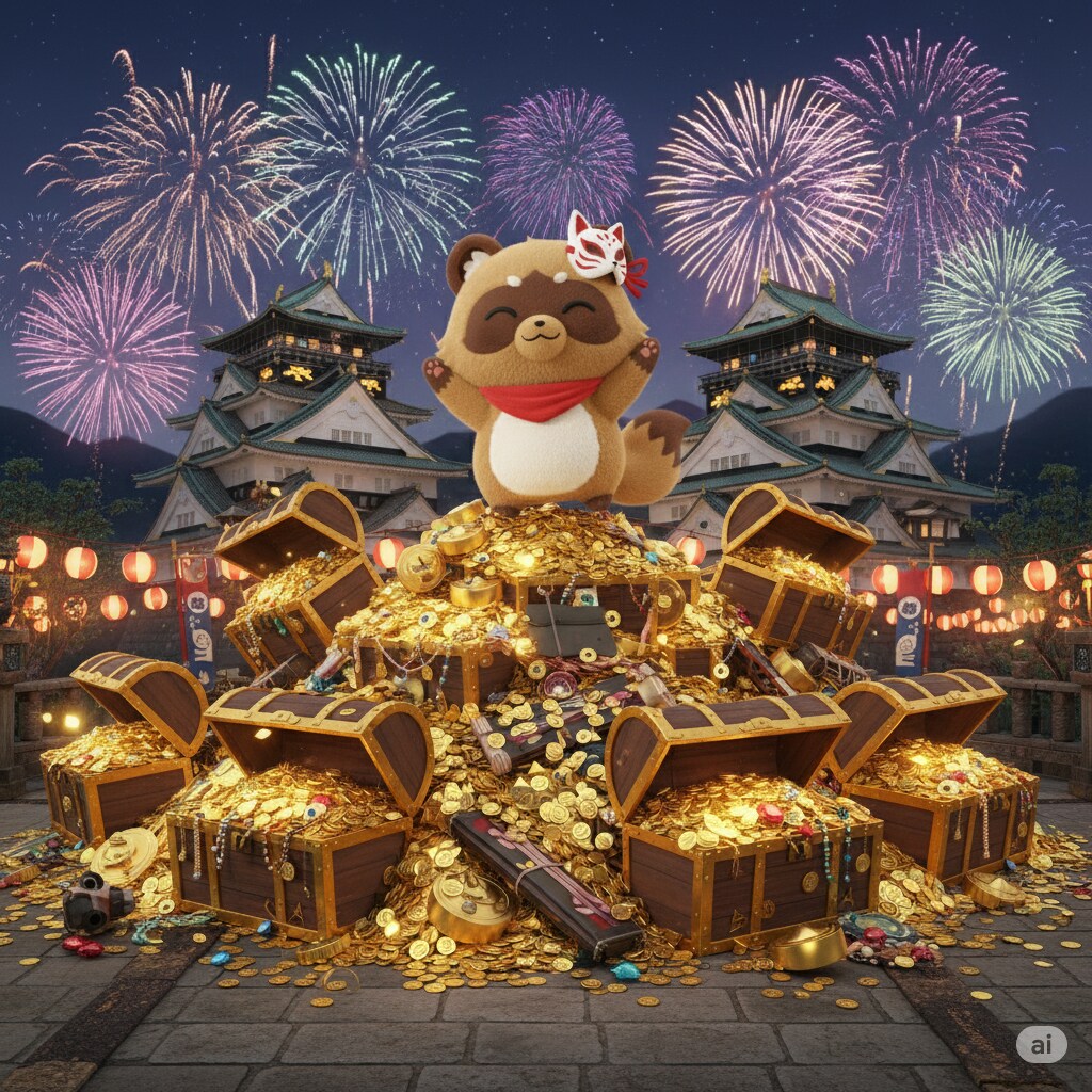 【わくわく系たぬき】ついにゴール！わくわくの頂点へ！ | の人気AIイラスト・グラビア